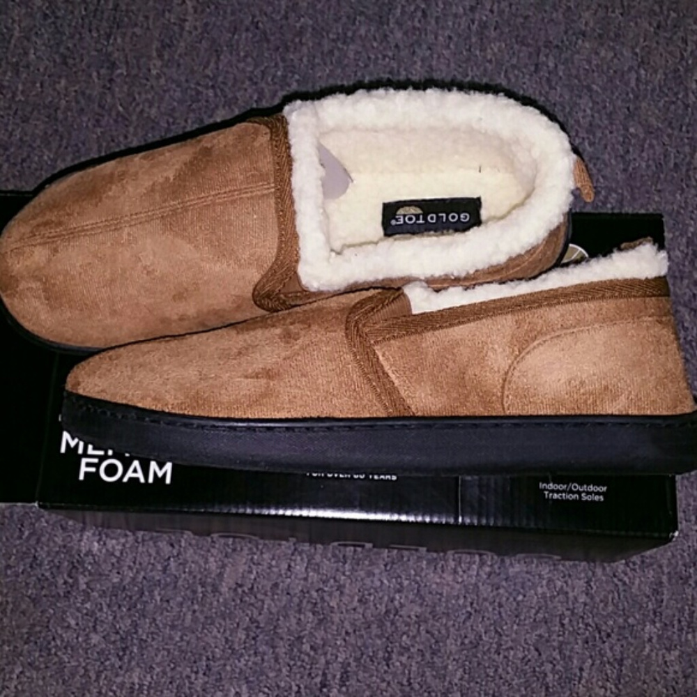 Gold Toe Memory Foam Slippers - Picture 2 of 3
